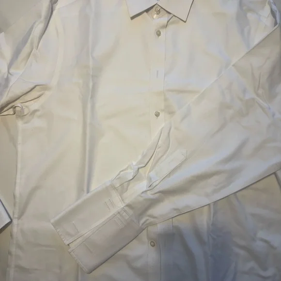 Charles Tyrwhitt Classic Fit White Shirt - Picture 6 of 6